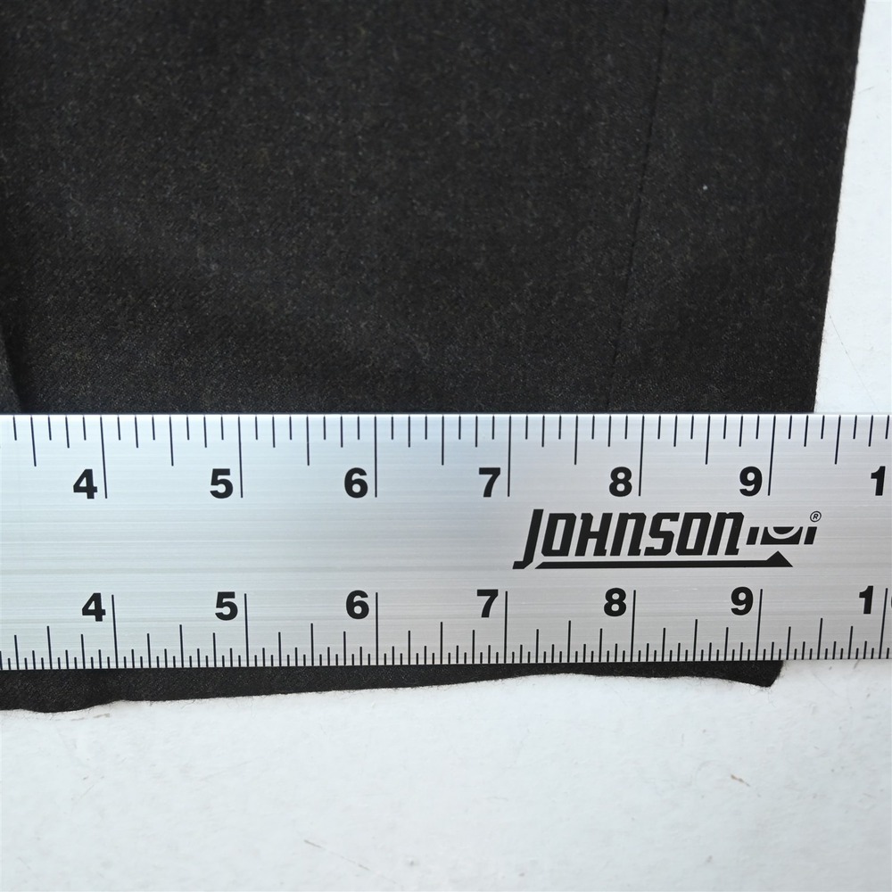 Vtg Mens 31x26 Brown Wool Cashmere Flannel Flat Front Cuffed Dress Mens Pants - Picture 5 of 9